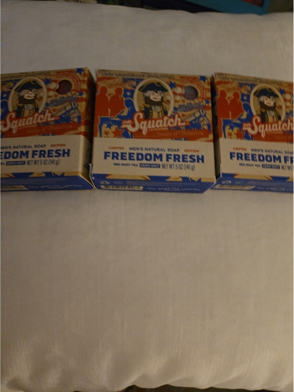 DR. Squatch Freedom Fresh Bar Soap - 5oz 3 Pack